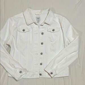 GAP Women's Crisp White Jean Jacket